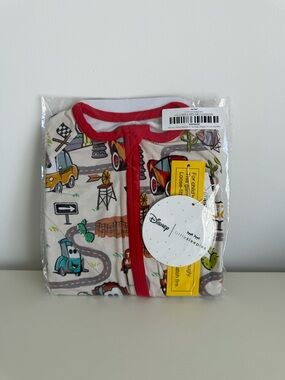 Disney Kids Cars Road-Print Sleep Bag with Red Trim